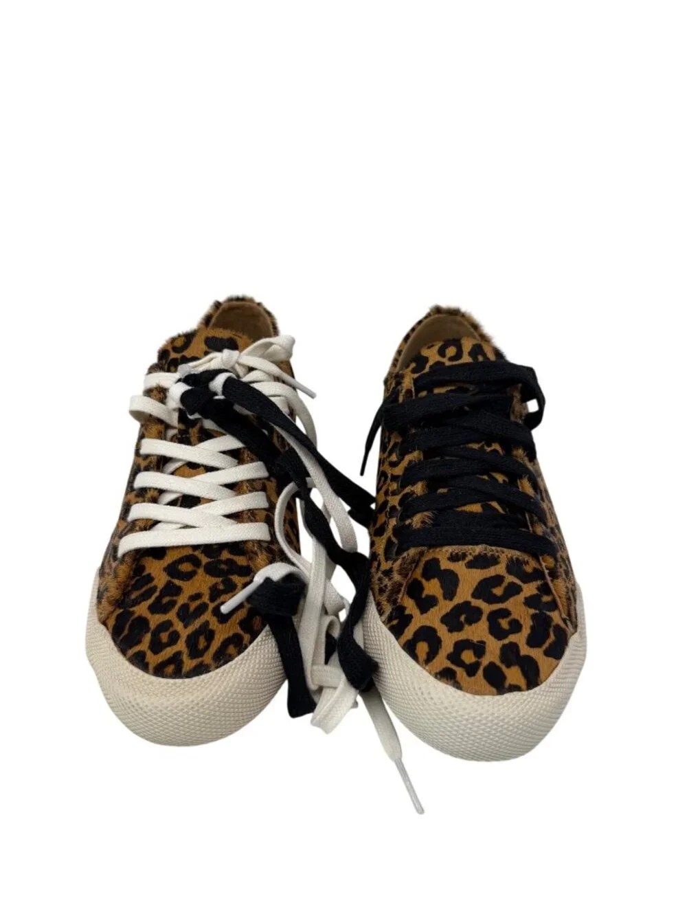 Seavees Monterey Sneaker Mulholland Leopard Print Calf Hair Size 6.5